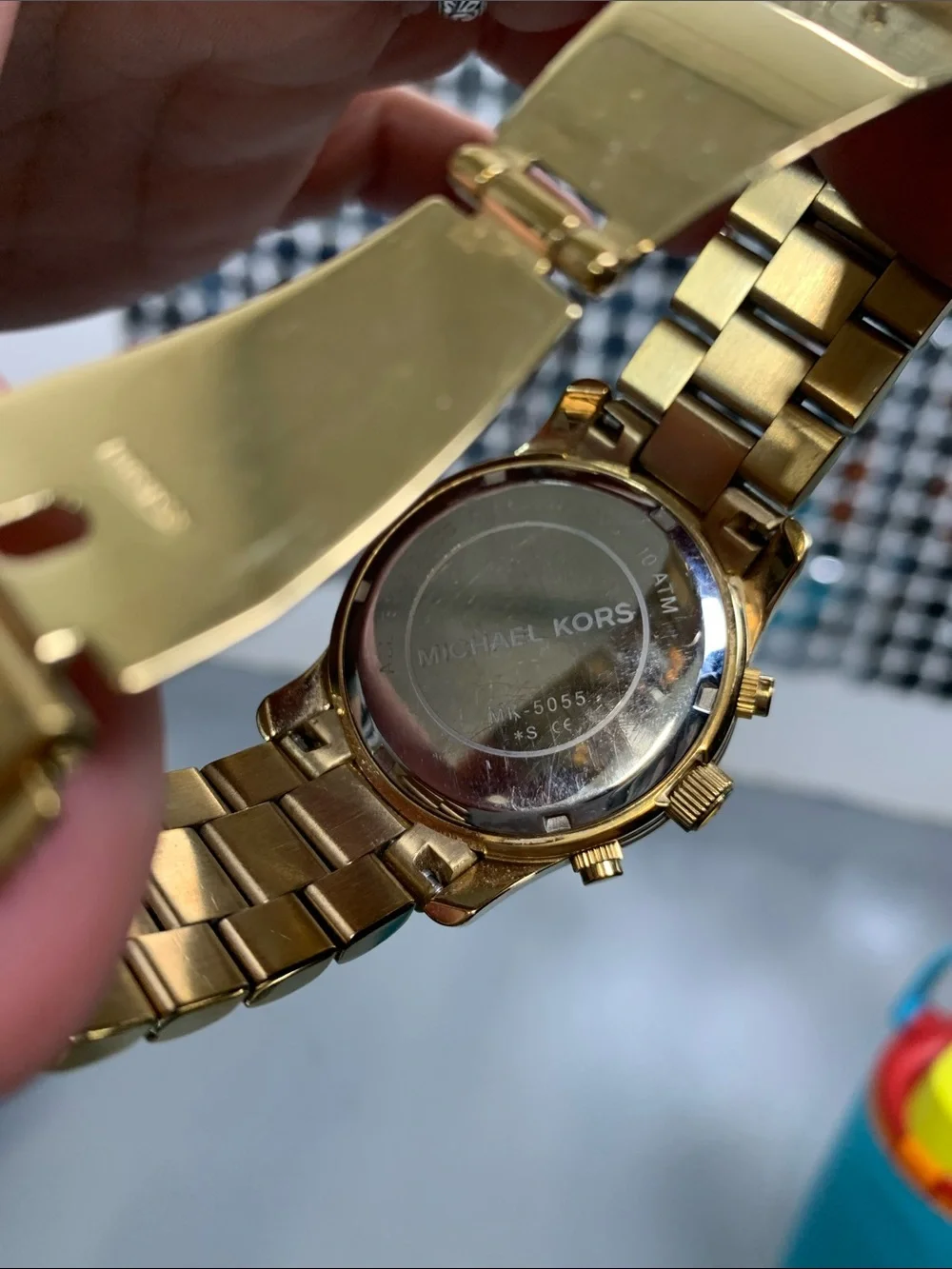 Michael Kors Gold Stainless Steel Men's Chronograph Watch